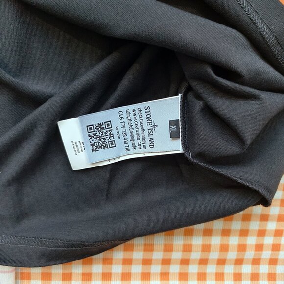 Stone Island Black Printed Short-Sleeve T-Shirt - Picture 5 of 7